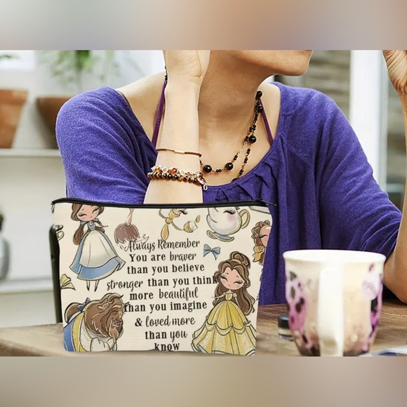 Beauty and the Beast Cosmetic Bag - Picture 1 of 5
